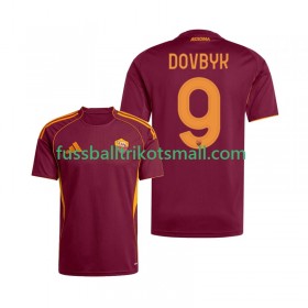 Fußballtrikots AS Rom Artem Dovbyk 9 2025-2026 Kurzarm Heimtrikotsatz kaufen